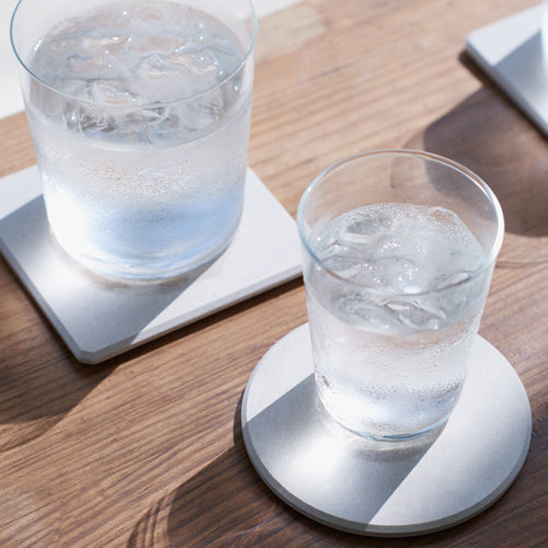 COASTER light circle/square｜珪藻土のコースター｜soil – TURNS商店