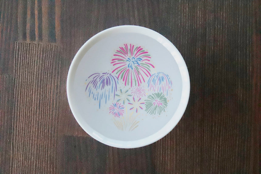 冷感日本四季 平盃揃|美濃焼、平盃、日本酒|丸モ高木陶器