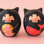Miniature Daruma Doll ×MANEKI NEKO(Japanese Good-Luck Charm) |Sakura Yamaguchi
