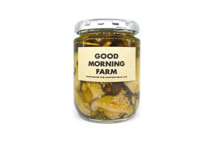 しいたけオイル煮 HOT(大)|GOOD MORNING FARM