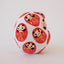 Miniature Daruma Doll (Japanese Good-Luck Charm) Two Colors Set|Sakura Yamaguchi