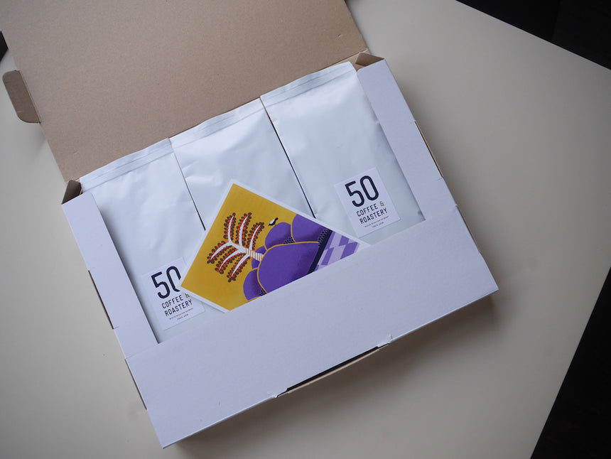 スペシャルティコーヒー3種飲み比べセット|50 COFFEE & ROASTERY