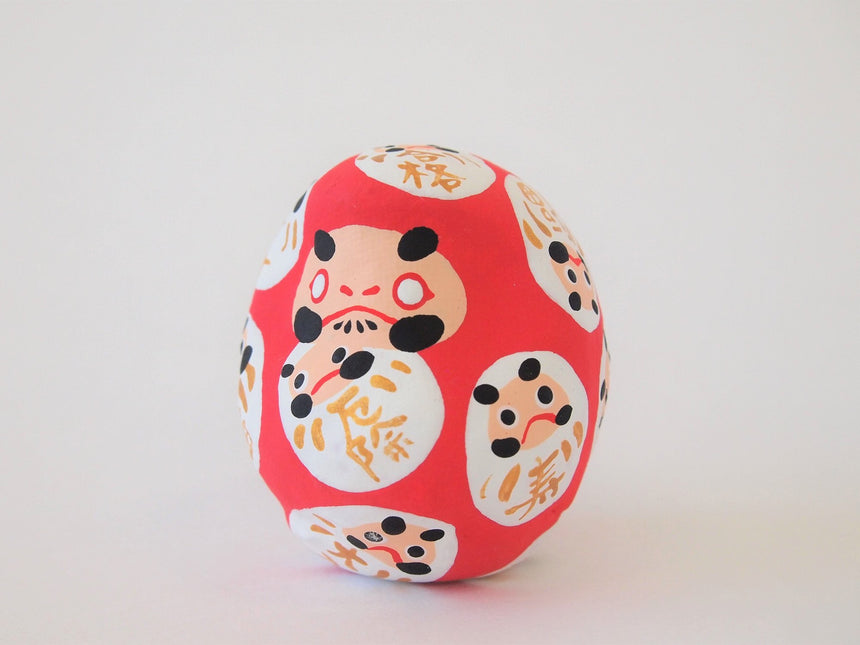 Miniature Daruma Doll (Japanese Good-Luck Charm) Two Colors Set|Sakura Yamaguchi
