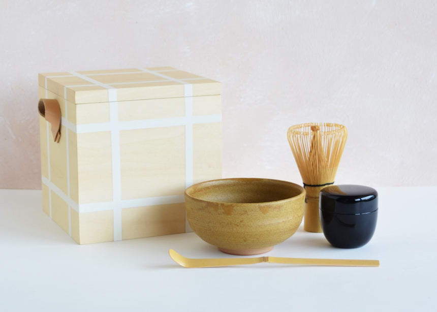 Ippukubox -イップクボックス-(外箱:ホワイト)|高橋工芸|お茶、茶道、初心者安心セット