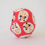 Miniature Daruma Doll (Japanese Good-Luck Charm) Two Colors Set|Sakura Yamaguchi