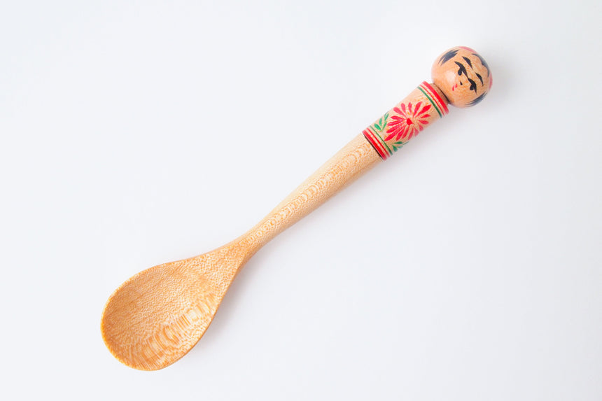 Kokeshi Doll Spoon&Fork cutlery mini|Kagamoku|Naruko,Miyagi|Japanese Traditional