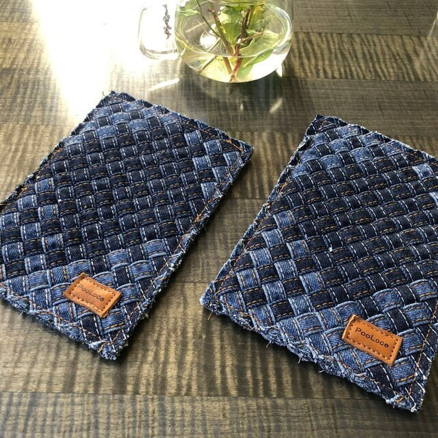 デニムループカードケース|福山デニム,名刺入れ|PooLoce