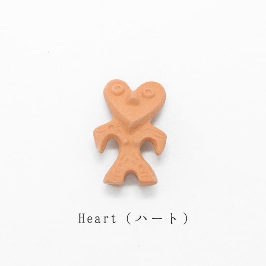 美濃焼の箸置き<古代セット>はにわ/遮光器土偶/ハート土偶/みみずく土偶/ビーナス土偶|イホシロ窯
