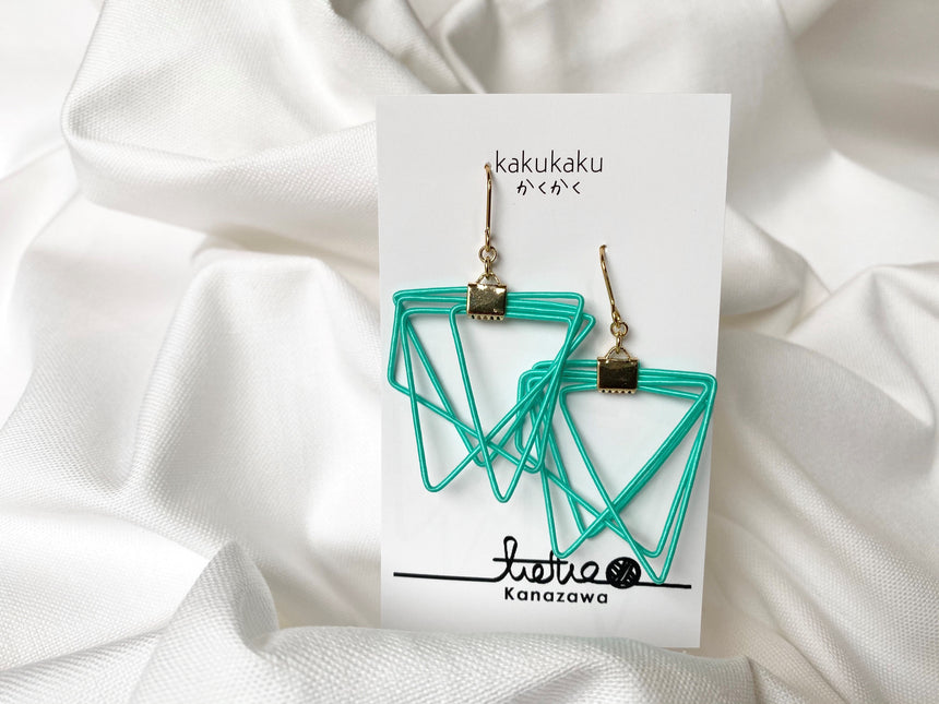水引のアクセサリー<かくかく>/tietie kanazawa