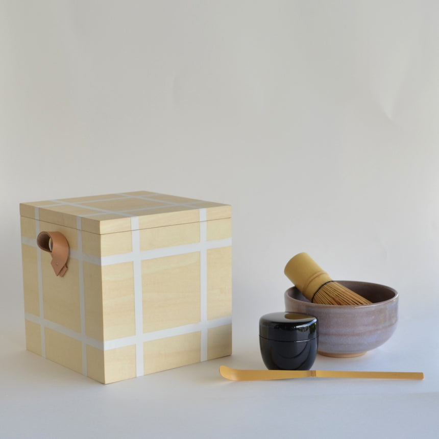 Ippukubox -イップクボックス-(外箱:ホワイト)|高橋工芸|お茶、茶道、初心者安心セット