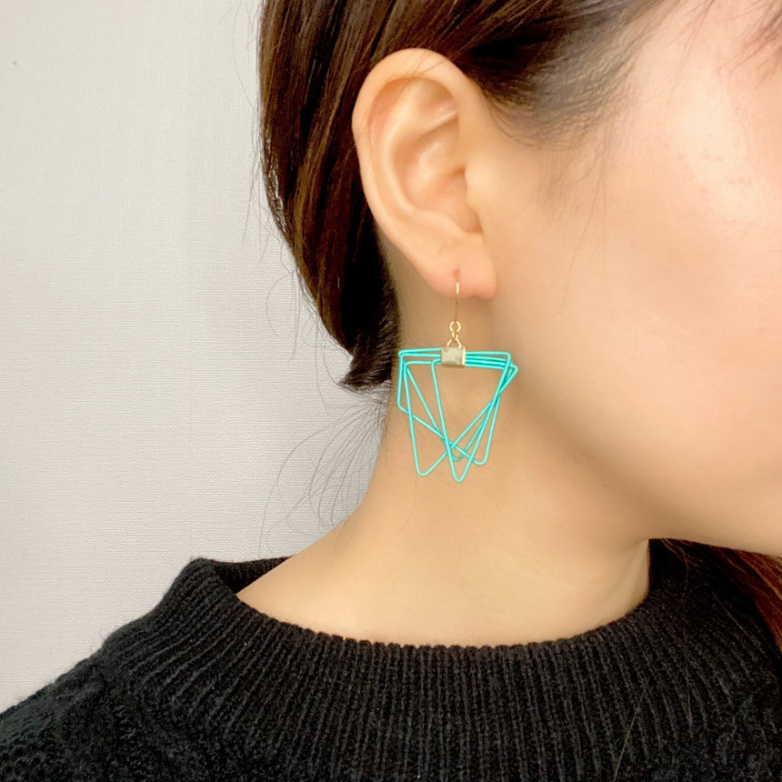 水引のアクセサリー<かくかく>/tietie kanazawa