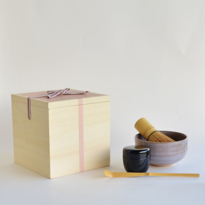 Ippukubox -イップクボックス-(外箱:ピンク)|高橋工芸|お茶、茶道、初心者安心セット