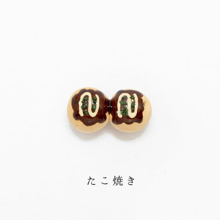 美濃焼の箸置き<たこ焼きパーティーセット>たこ焼き/お好み焼き/マヨネーズ/お好みソース/コテ/提灯たこ焼き イホシロ窯