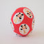 Miniature Daruma Doll (Japanese Good-Luck Charm) Two Colors Set|Sakura Yamaguchi