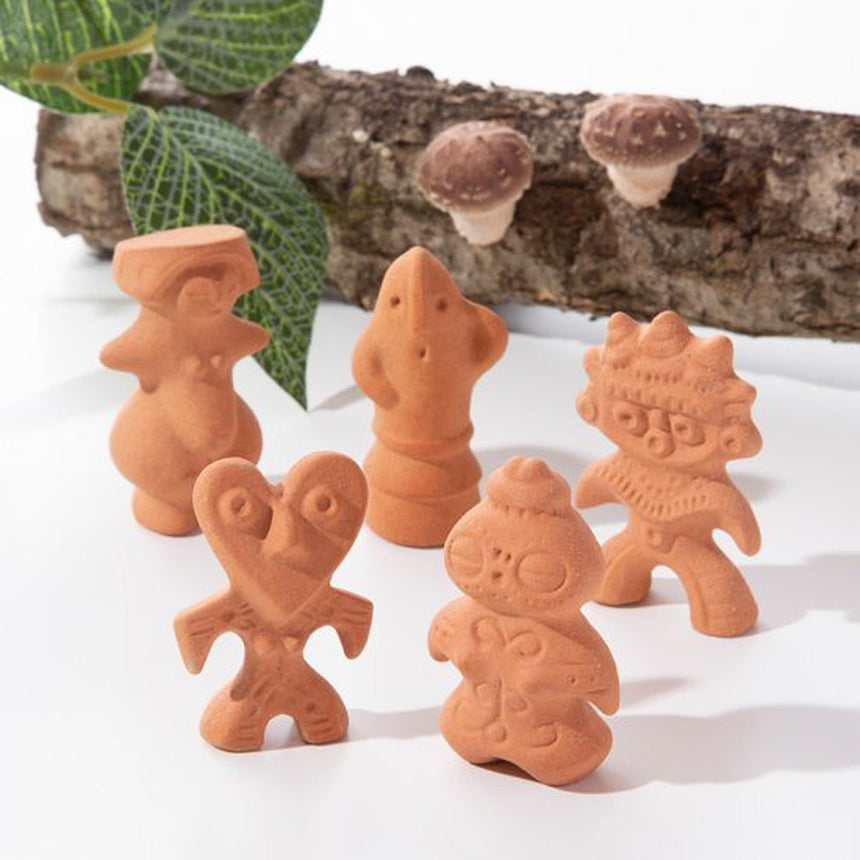 美濃焼の箸置き<古代セット>はにわ/遮光器土偶/ハート土偶/みみずく土偶/ビーナス土偶|イホシロ窯