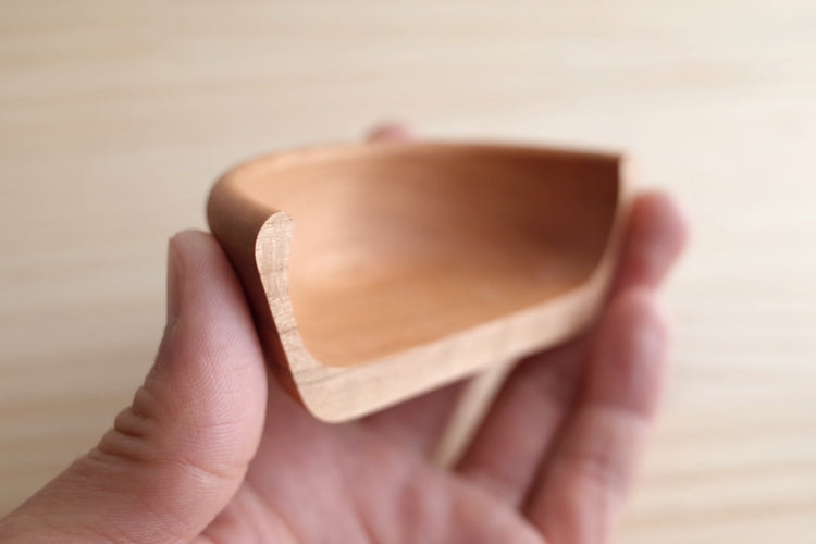 きのこのうつわ|木のベビー食器3点セット(お皿、コップ、スプーン)