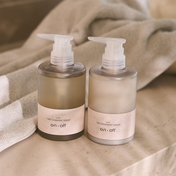 THE CLEANSING SERUM & THE TREATMENT SERUM 400ml set／on | off
