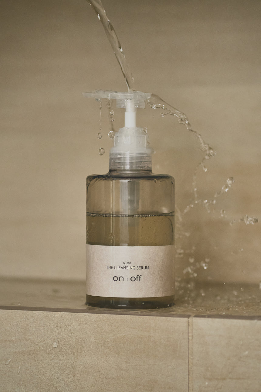 【送料無料・期間限定特別価格10％off！（8/22まで）】THE CLEANSING SERUM & THE TREATMENT SERUM 400ml set／on | off（スイッチ）