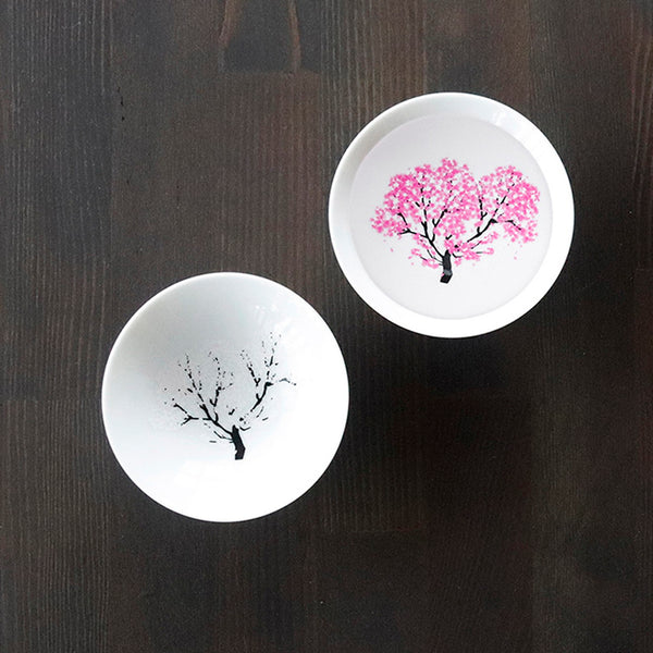 国産超激得桜の皿【高坏】陶器 ３枚 観葉植物
