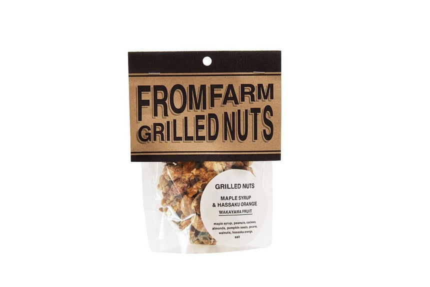 FROM FARMのGRILLED NUTS（メイプルシロップ&はっさく）｜ナッツ 和歌山 フロムファーム