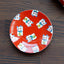 Japanese KUTANI ware Small Plate｜traditional design,Fuji,Fujin,Raijin,Manekineko